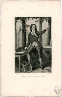 Camille Desmoulins egész alakos portréja