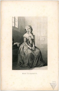 Madame Elisabeth egész alakos portréja