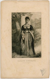 Pauline Bonaparte egész alakos portréja