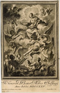 Mária és a tisztítótűzben szenvedők 1725