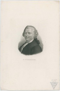 G.W.Rabener portréja