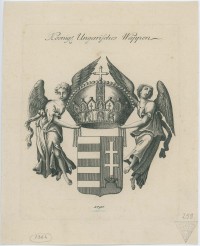 Magyar korona és címer 1790