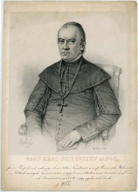 Scitovszky János +1866 püspök portréja