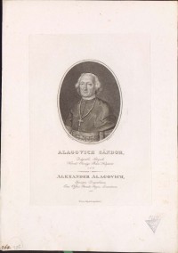 Alagovich Sándor 1760-1837